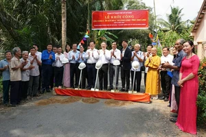 Khởi công cầu Vùng 4 với kinh phí hơn 5,4 tỷ đồng từ nguồn xã hội hóa