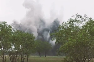 Cho nổ quả bom hơn 2 tạ ở Quảng Trị