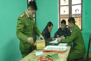 Gói bưu phẩm chứa gần 1 kg cỏ Mỹ 