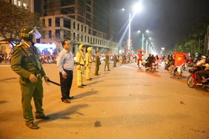 Công an TT Huế lên phương án giữ trật tự trận chung kết