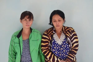 Chở con và em gái đi trộm cắp tài sản