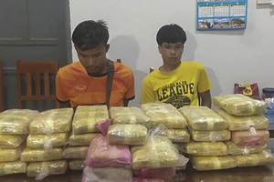 Bắt 2 người mang 200.000 viên ma túy vào Việt Nam