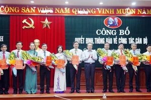 Quảng Bình điều động, bổ nhiệm nhiều vị trí lãnh đạo