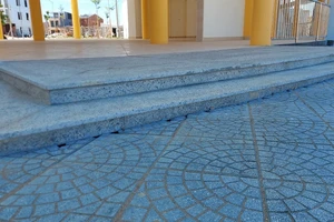 Trường mầm non bị lún 20 cm dù chưa đưa vào sử dụng 