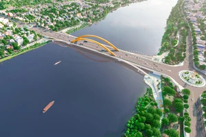 Khởi công dự án cầu vượt 2.281 tỉ đồng qua sông Hương