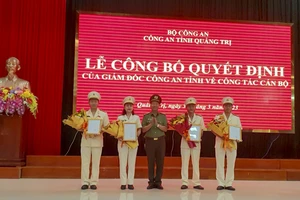 Công an Quảng Trị điều động, bổ nhiệm nhiều cán bộ