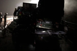 Xác minh danh tính các nạn nhân trong vụ 2 xe đối đầu trên cao tốc