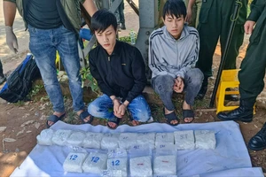 Bắt 2 anh em ruột vận chuyển 20kg nghi là ma túy