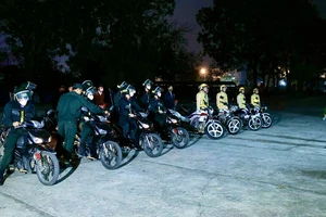 Công an tỉnh Quảng Trị ra quân phòng, chống sử dụng pháo trái phép đêm giao thừa