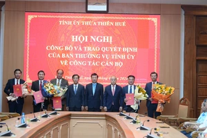 Điều động, bổ nhiệm nhiều cán bộ chủ chốt ở Thừa Thiên Huế