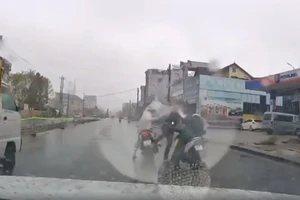 Nam thanh niên đánh người sau va chạm giao thông ở Huế