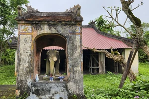 Cận cảnh điện Voi Ré - nơi suy tôn loài voi của nhà Nguyễn