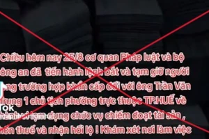 Công an minh định thông tin một chủ tịch phường ở Huế bị bắt