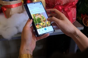 Sắp tới Giáng sinh, cây thông Noel mini đắt hàng trên chợ mạng