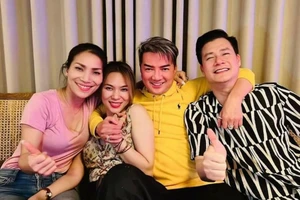 Ca sĩ Hồng Ngọc về nước, hội ngộ Mỹ Tâm và dàn sao 'Làn sóng xanh'