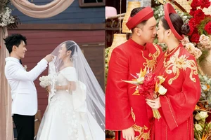 Sao Việt cùng nhau chúc phúc cho ngày vui của Diệu Nhi- Anh Tú, MC Liêu Hà Trinh 