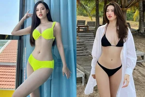 Á Hậu Thùy Linh, Ngọc Thảo… diện bikini khoe dáng nóng bỏng ngày hè