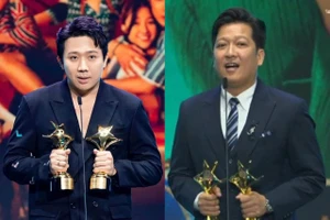 Trấn Thành và Trường Giang 'càn quét' giải thưởng Ngôi sao xanh 2023