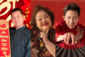 Hữu Châu, Trấn Thành cùng dàn diễn viên phim Mai, Sáng đèn tung ảnh đón tết Giáp Thìn 2024