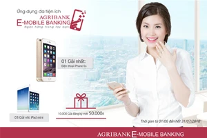 “Đăng ký ngay - Nhận quà liền tay” với Agribank E-Mobile Banking