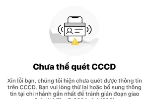Có khách hàng 30 lần cập nhật sinh trắc học để chuyển tiền vẫn không xong