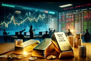 Nhà đầu tư bán mạnh, giá vàng thế giới rơi tự do