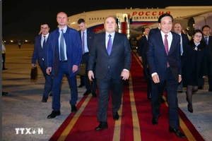 Thủ tướng Nga Mikhail Vladimirovich Mishustin bắt đầu thăm chính thức Việt Nam