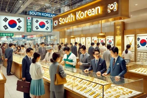 Hàn Quốc khan hiếm vàng