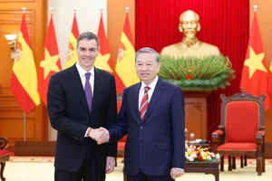 Tổng Bí thư Tô Lâm tiếp Thủ tướng Tây Ban Nha