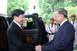 Tổng Bí thư Tô Lâm hội kiến Tổng Bí thư, Chủ tịch nước Lào Thongloun Sisoulith