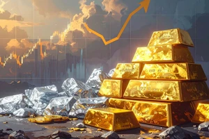 Giá vàng thế giới có phiên biến động bất ngờ 