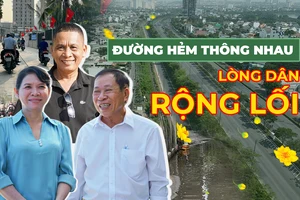 Đường hẻm thông nhau, người dân gần gũi