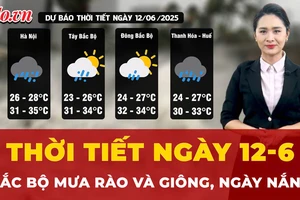 Dự báo thời tiết ngày 12-6: Miền Bắc nắng nóng, chiều tối và đêm có mưa giông