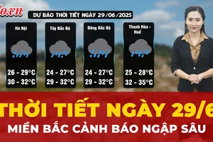 Dự báo thời tiết ngày 29-6: Mưa lớn kéo dài, miền Bắc đối mặt nguy cơ ngập úng 
