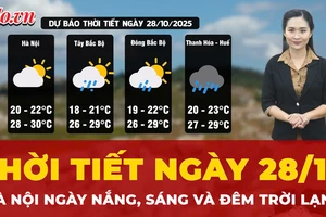 Dự báo thời tiết ngày 28-10: Hà Nội ngày nắng, sáng và đêm trời lạnh