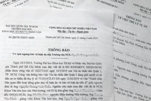 Nghiên cứu sinh kiện trường liên quan việc bảo vệ luận án