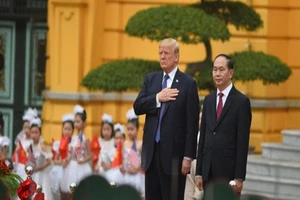 Lễ đón chính thức Tổng thống Mỹ Donald Trump