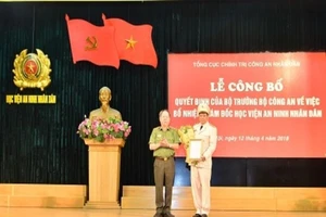 Đại tá Lê Văn Thắng làm giám đốc Học viện An ninh nhân dân 