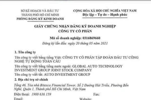 Vụ doanh nghiệp đăng ký vốn 500.000 tỉ: Đã rõ đây chỉ là con số ảo
