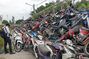 Cảnh sát giao thông TP.HCM nói về việc đấu giá công khai 24.000 xe máy vi phạm