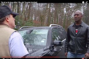 Tài xế xe tải đụng nhầm “đầu gấu” 