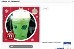 Thiết lập ảnh đại diện tạm thời trên Facebook