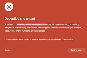 Google bảo vệ người dùng khỏi các trang web lừa đảo