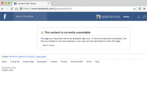Nhiều group có lượng thành viên lớn biến mất khỏi Facebook 