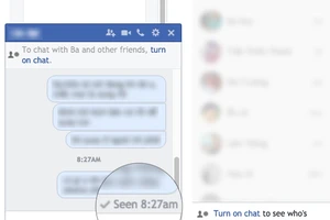 Ngăn không cho người khác biết bạn đã đọc tin nhắn Facebook