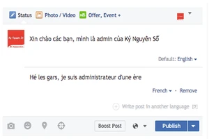 Facebook tự động dịch bài viết của bạn sang 44 ngôn ngữ 