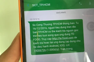 Ứng dụng giúp bạn không mua nhầm thịt heo thối