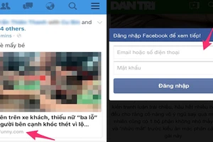 Mất tài khoản Facebook khi đọc tin tức?