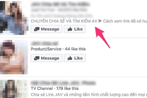 Lừa đánh cắp tài khoản bằng fanpage khiêu dâm