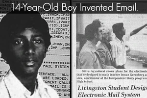 E-mail được phát minh bởi cậu bé 14 tuổi người Ấn Độ